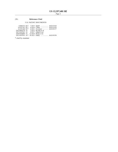 Representative drawing from US 12,357,401